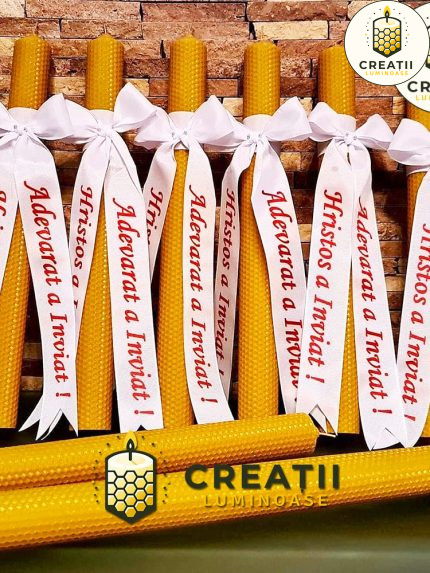 Lumanare Ceara Naturala Paste Inviere