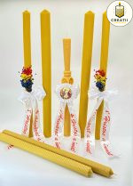 Lumânare Pascală Turnată Decorata