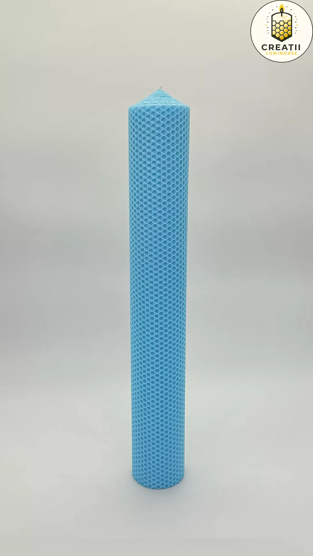 Lumânare din ceară naturală BLUE BABY Lumânare din ceară naturală BLUE BABY