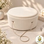 Cutie Premium pentru Trusou de Botez Alb