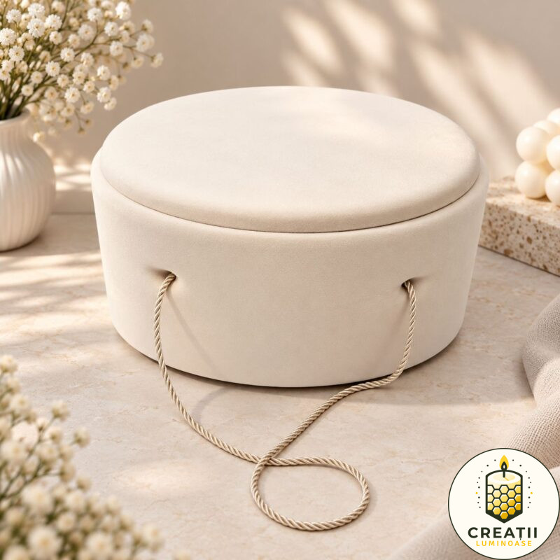 Cutie Premium pentru Trusou de Botez Alb